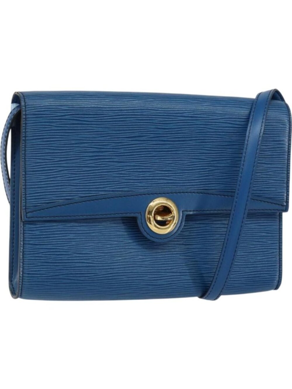 LOUIS VUITTON Epi Pochette Arche Shoulder Bag Blue M52575